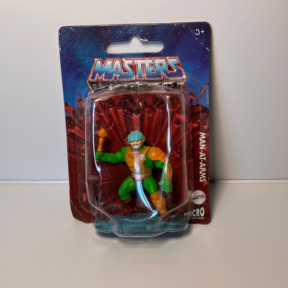 Master Of The Universe Micro  Figures - Skeletor, Mer-Man, Man-At-Arms - New - Picture 5 of 5